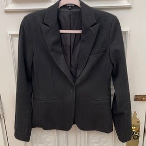 Express Suiting Blazer - Dark Gray - Size 6